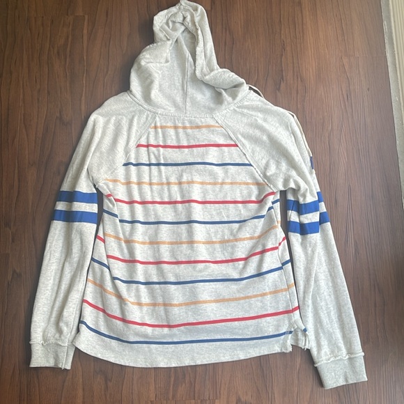 Rainbow Stripe Hoodie Size S - Picture 5 of 5